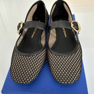 Stuart weitzman Arabella mary Jane black 7.5 ballet flat